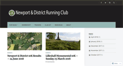 Desktop Screenshot of newportrunningclub.org.uk